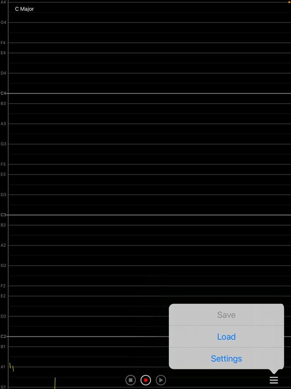 Vocal Pitch Monitor Settings